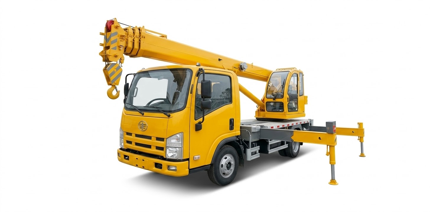 PCT 5-Ton Faw Jiefang Mobile Truck Crane